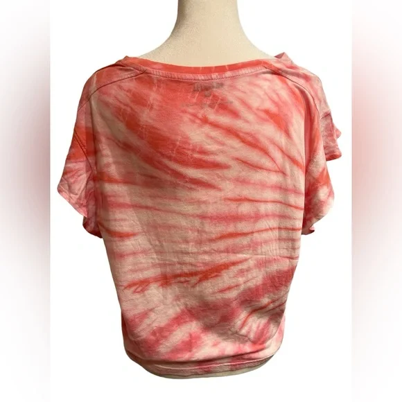 Hurley Wings Tie Dye Flutter Tee - Pink -Size Large - New with Tags - Picture 4 of 8